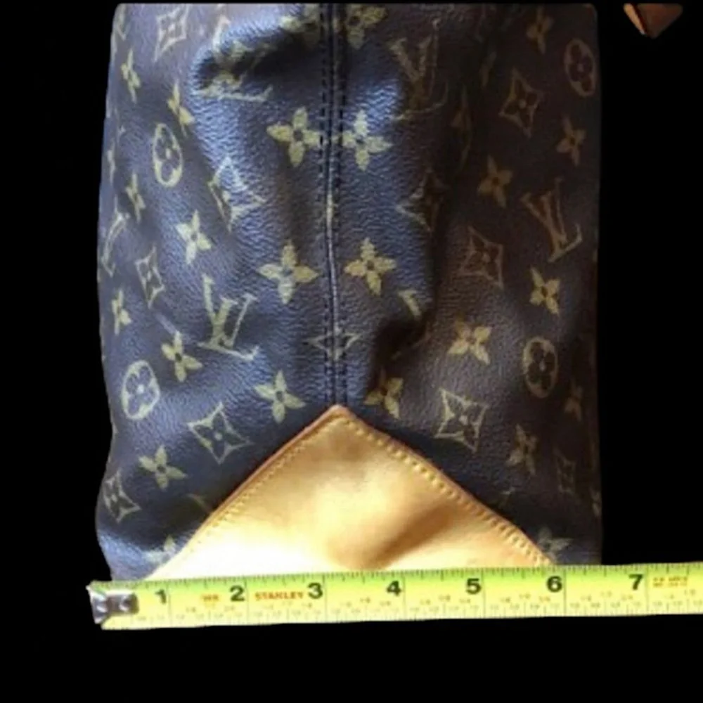 LOUIS VUITTON Monogram Cabas Mezzo Tote Shoulder Bag Larger Than Cabas Piano